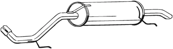 115-769 KLOKKERHOLM Глушитель выхлопных газов конечный (фото 1)