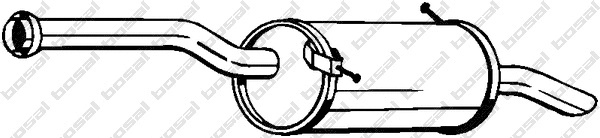 135-121 KLOKKERHOLM Глушитель выхлопных газов конечный (фото 1)