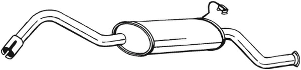 154-789 KLOKKERHOLM Глушитель выхлопных газов конечный (фото 1)