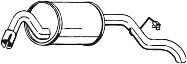 154-935 KLOKKERHOLM Глушитель выхлопных газов конечный (фото 1)