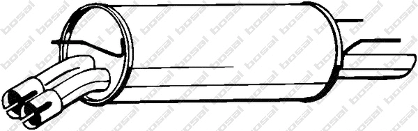 185-011 KLOKKERHOLM Глушитель выхлопных газов конечный (фото 1)