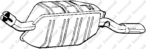 185-227 KLOKKERHOLM Глушитель выхлопных газов конечный (фото 1)