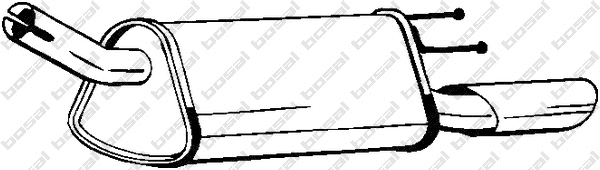 185-265 KLOKKERHOLM Глушитель выхлопных газов конечный (фото 1)