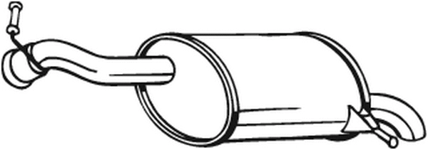190-025 KLOKKERHOLM Глушитель выхлопных газов конечный (фото 1)