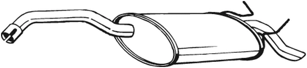200-483 KLOKKERHOLM Глушитель выхлопных газов конечный (фото 1)