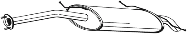278-401 KLOKKERHOLM Глушитель выхлопных газов конечный (фото 1)