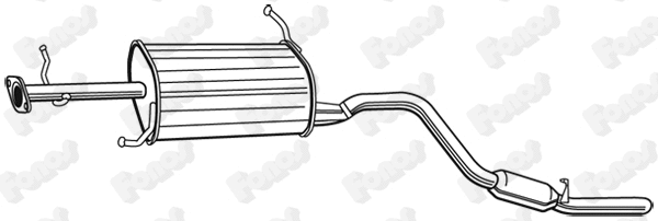 618457 FONOS Глушитель выхлопных газов конечный (фото 1)