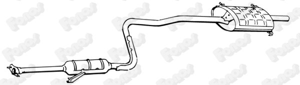 618666 FONOS Глушитель выхлопных газов конечный (фото 1)