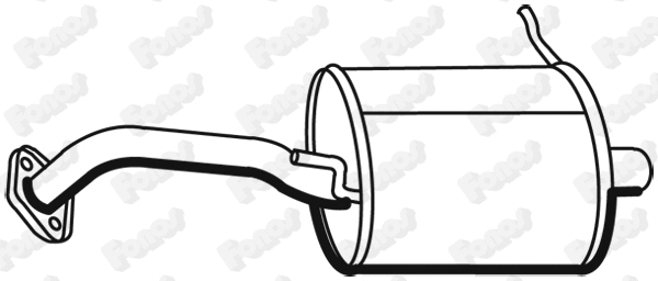 620346 FONOS Глушитель выхлопных газов конечный (фото 1)
