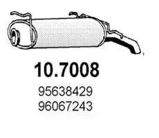 10.7008 ASSO Глушитель выхлопных газов конечный (фото 1)