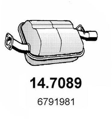 14.7089 ASSO Глушитель выхлопных газов конечный (фото 1)