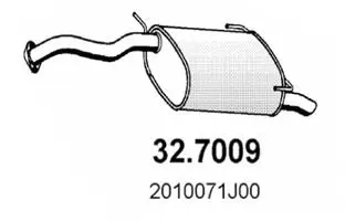 32.7009 ASSO Глушитель выхлопных газов конечный (фото 1)