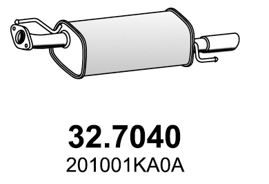 32.7040 ASSO Глушитель выхлопных газов конечный (фото 1)