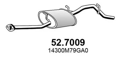 52.7009 ASSO Глушитель выхлопных газов конечный (фото 1)