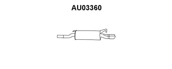 AU03360 VENEPORTE Глушитель выхлопных газов конечный (фото 1)