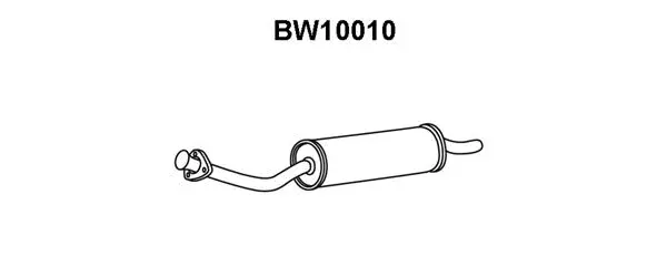 BW10010 VENEPORTE Глушитель выхлопных газов конечный (фото 1)