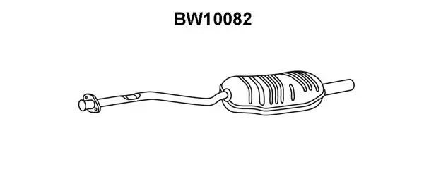 BW10082 VENEPORTE Глушитель выхлопных газов конечный (фото 1)