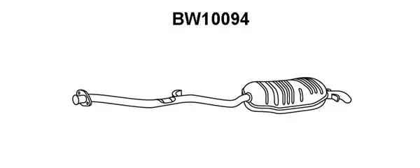BW10094 VENEPORTE Глушитель выхлопных газов конечный (фото 1)