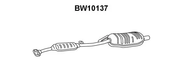 BW10137 VENEPORTE Глушитель выхлопных газов конечный (фото 1)