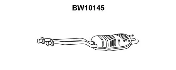 BW10145 VENEPORTE Глушитель выхлопных газов конечный (фото 1)