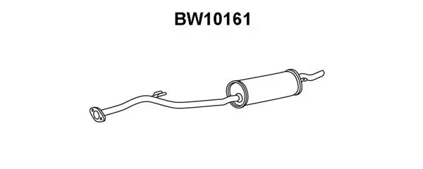BW10161 VENEPORTE Глушитель выхлопных газов конечный (фото 1)