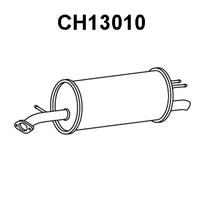 CH13010 VENEPORTE Глушитель выхлопных газов конечный (фото 1)