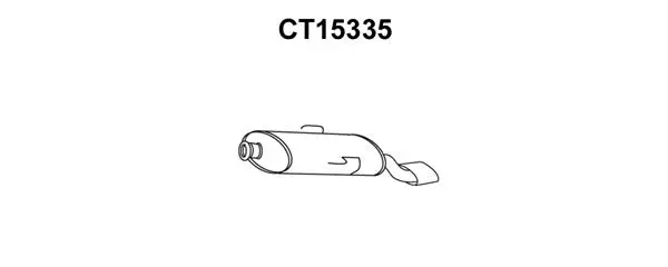 CT15335 VENEPORTE Глушитель выхлопных газов конечный (фото 1)