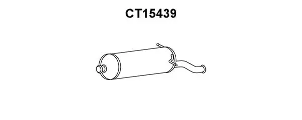 CT15439 VENEPORTE Глушитель выхлопных газов конечный (фото 1)