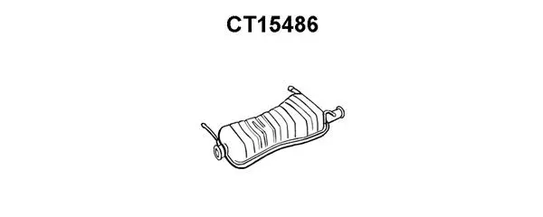 CT15486 VENEPORTE Глушитель выхлопных газов конечный (фото 1)