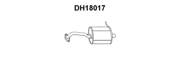DH18017 VENEPORTE Глушитель выхлопных газов конечный (фото 1)