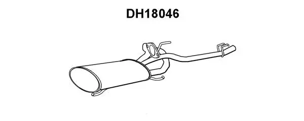 DH18046 VENEPORTE Глушитель выхлопных газов конечный (фото 1)