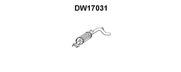 DW17031 VENEPORTE Глушитель выхлопных газов конечный (фото 1)