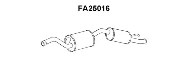 FA25016 VENEPORTE Глушитель выхлопных газов конечный (фото 1)