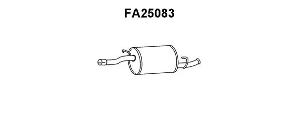 FA25083 VENEPORTE Глушитель выхлопных газов конечный (фото 1)