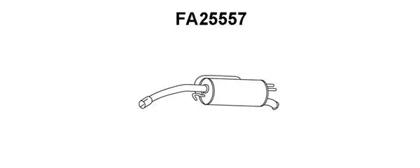 FA25557 VENEPORTE Глушитель выхлопных газов конечный (фото 1)