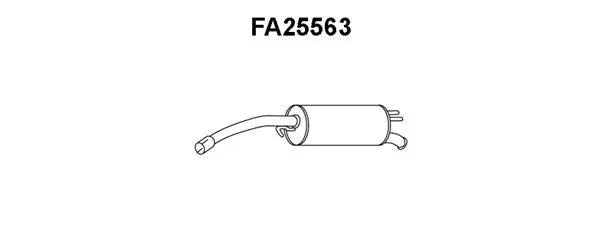FA25563 VENEPORTE Глушитель выхлопных газов конечный (фото 1)