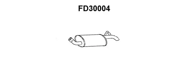 FD30004 VENEPORTE Глушитель выхлопных газов конечный (фото 1)