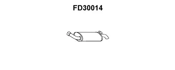 FD30014 VENEPORTE Глушитель выхлопных газов конечный (фото 1)