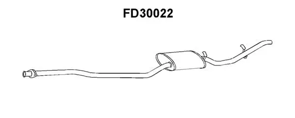 FD30022 VENEPORTE Глушитель выхлопных газов конечный (фото 1)