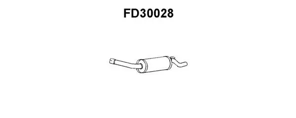 FD30028 VENEPORTE Глушитель выхлопных газов конечный (фото 1)