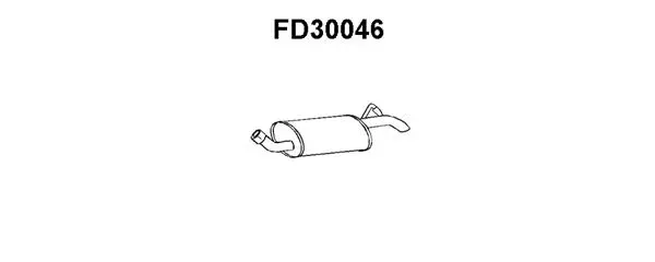 FD30046 VENEPORTE Глушитель выхлопных газов конечный (фото 1)