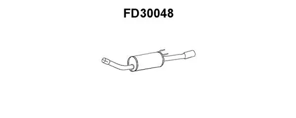 FD30048 VENEPORTE Глушитель выхлопных газов конечный (фото 1)