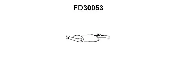 FD30053 VENEPORTE Глушитель выхлопных газов конечный (фото 1)