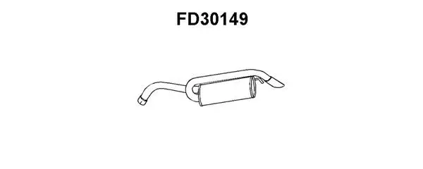 FD30149 VENEPORTE Глушитель выхлопных газов конечный (фото 1)