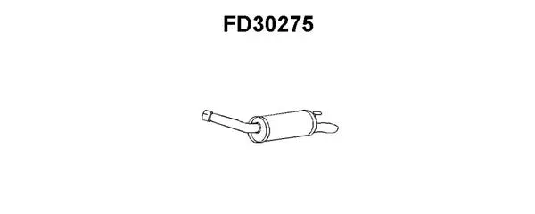 FD30275 VENEPORTE Глушитель выхлопных газов конечный (фото 1)