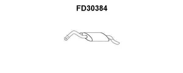 FD30384 VENEPORTE Глушитель выхлопных газов конечный (фото 1)