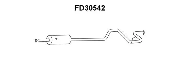 FD30542 VENEPORTE Глушитель выхлопных газов конечный (фото 1)