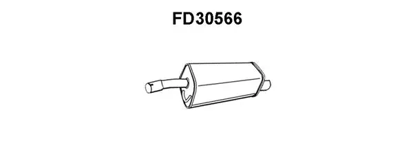 FD30566 VENEPORTE Глушитель выхлопных газов конечный (фото 1)