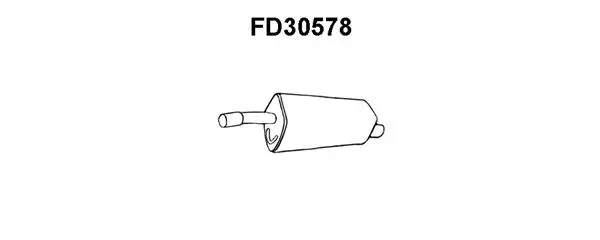 FD30578 VENEPORTE Глушитель выхлопных газов конечный (фото 1)