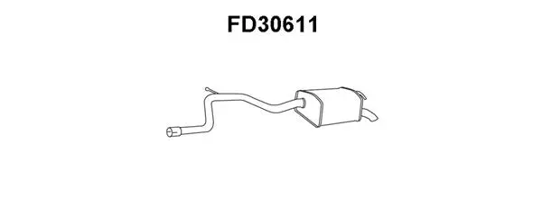 FD30611 VENEPORTE Глушитель выхлопных газов конечный (фото 1)